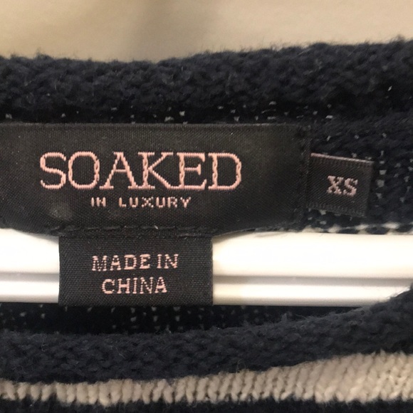 Soaked in Luxury striped sweater. - Picture 2 of 3